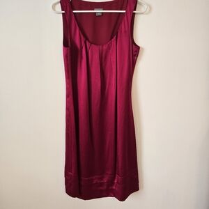 Ann Taylor Sleeveless Dark Fuscia Cocktail Dress